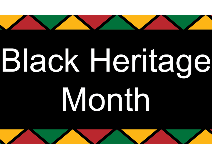 February is Black Heritage Month.