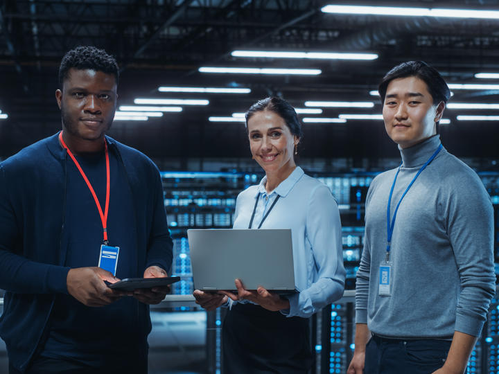 Three system administrators