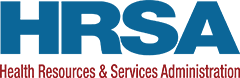 Logo of Health Resource and Services Administration (HRSA).