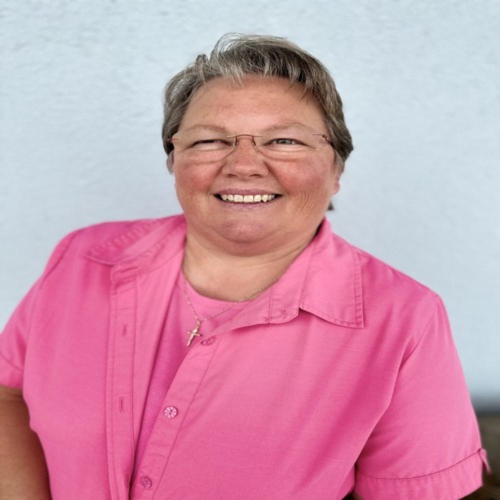 Headshot of female employee smiling